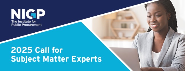 NIGP Forum 2025 Call for Presentations